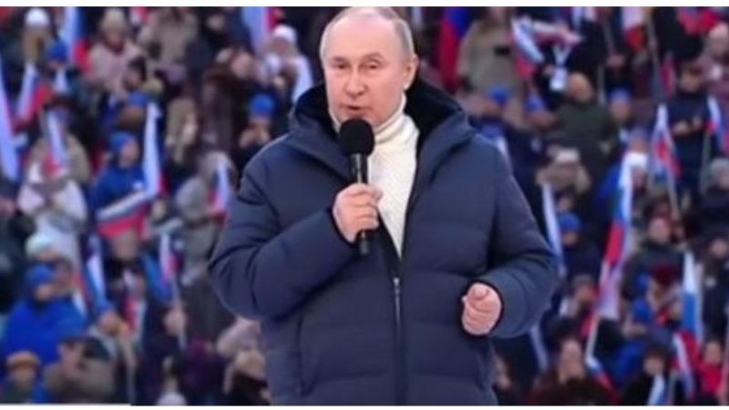 Ce au observat rușii în timpul concertului dat de Putin! Totul s-a întâmplat în direct: „Unde a dispărut?”